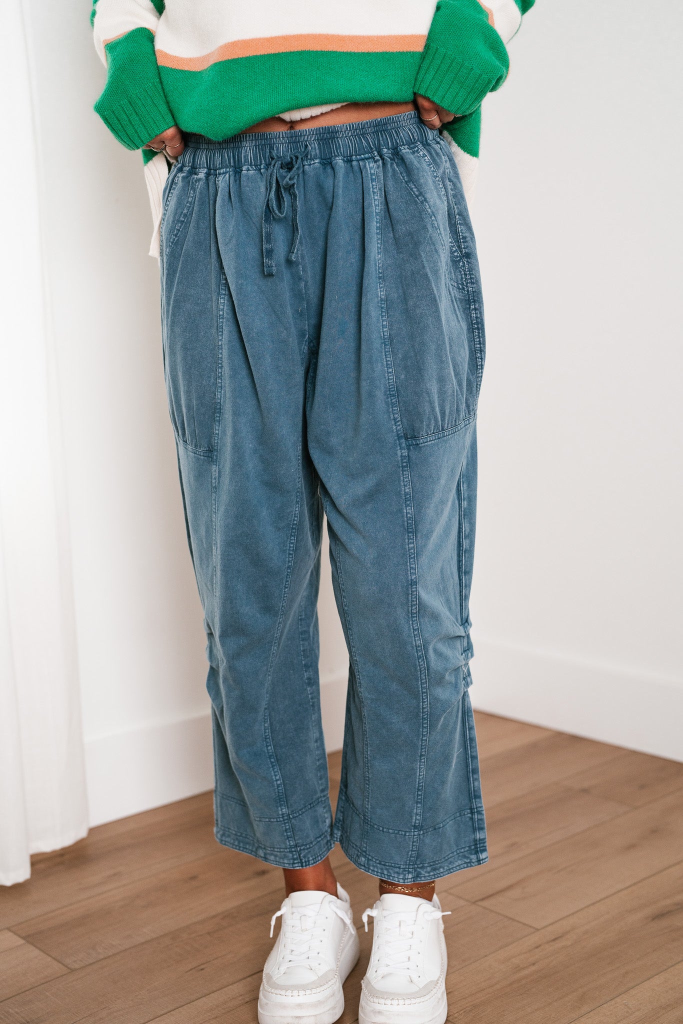 Cora Washed Denim Pants