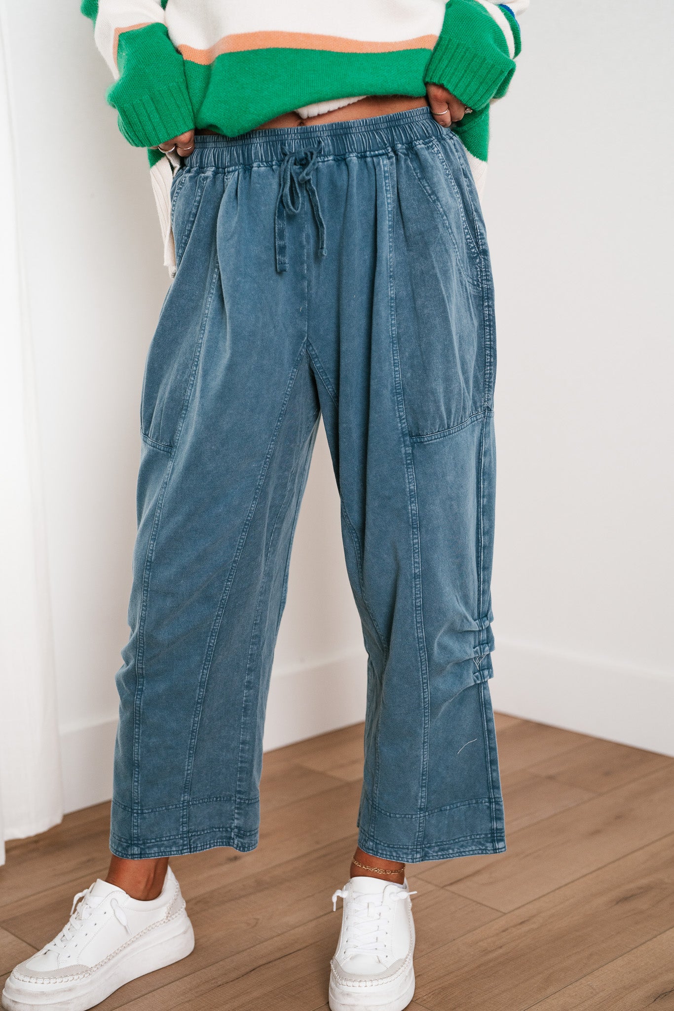 Cora Washed Denim Pants