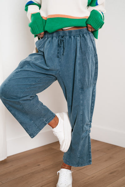 Cora Washed Denim Pants