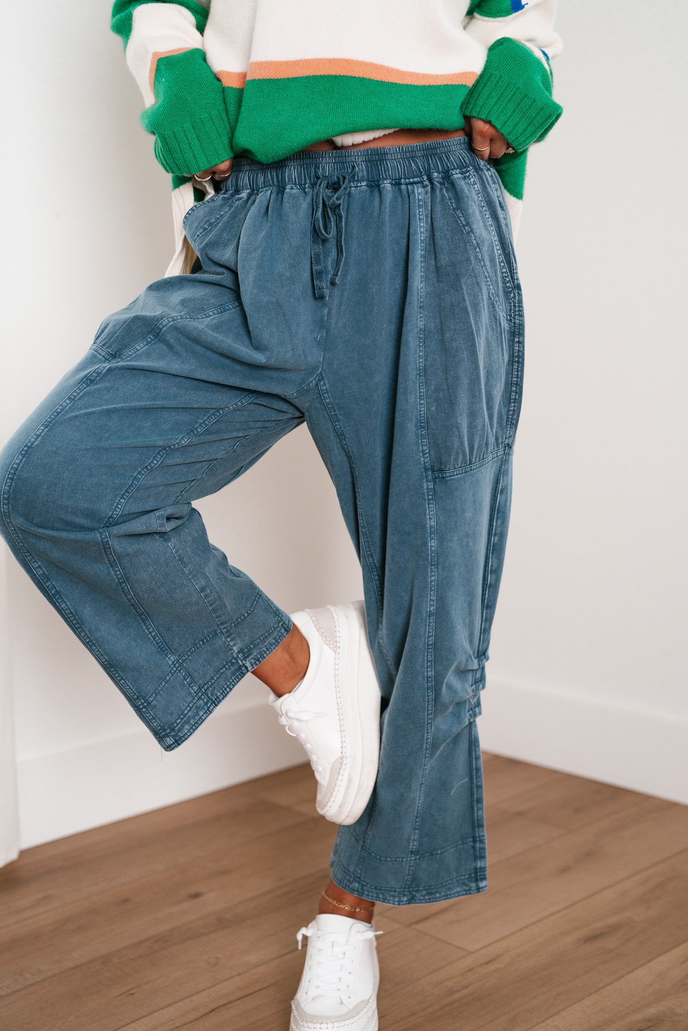 Cora Washed Denim Pants