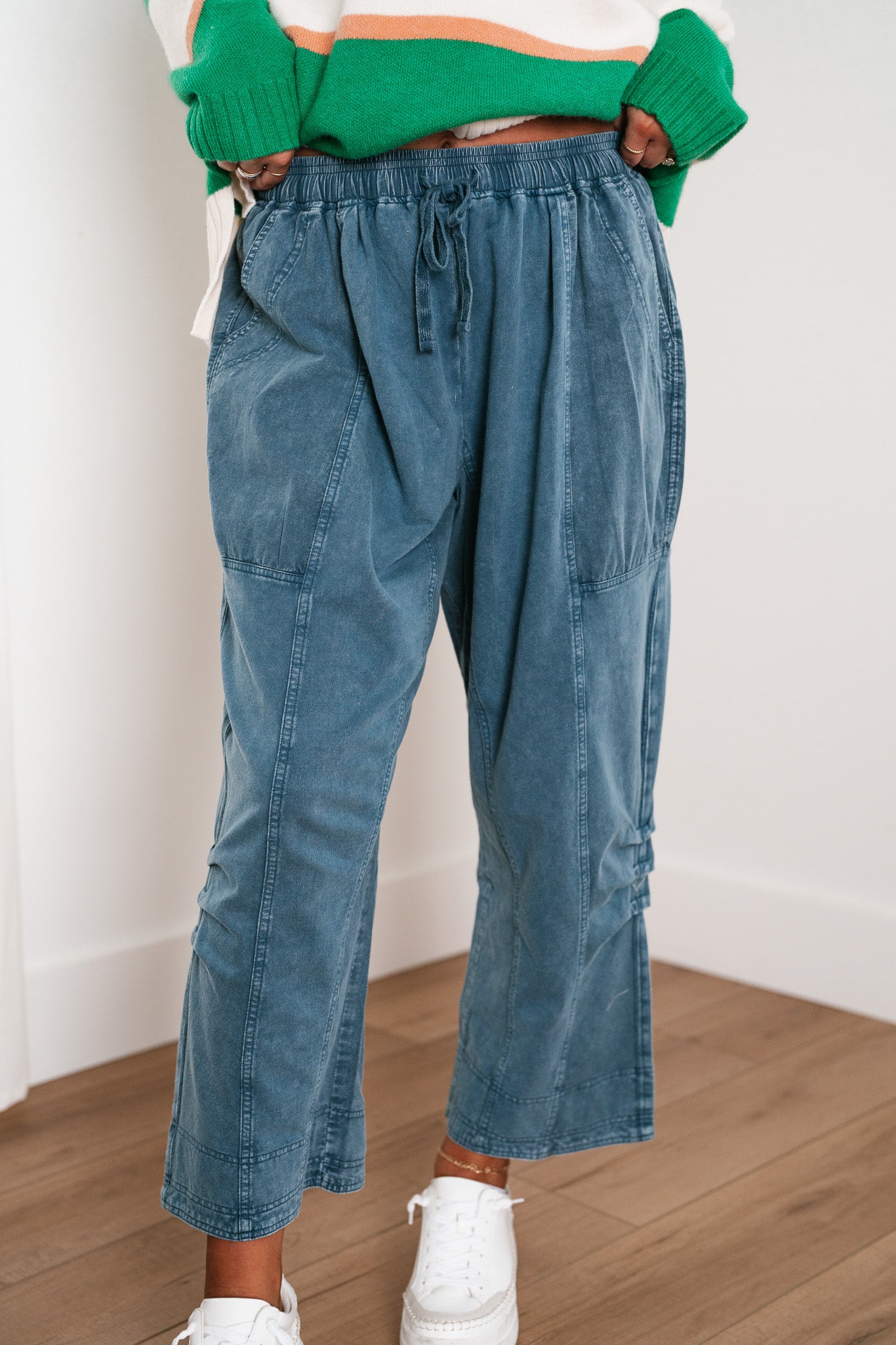 Cora Washed Denim Pants