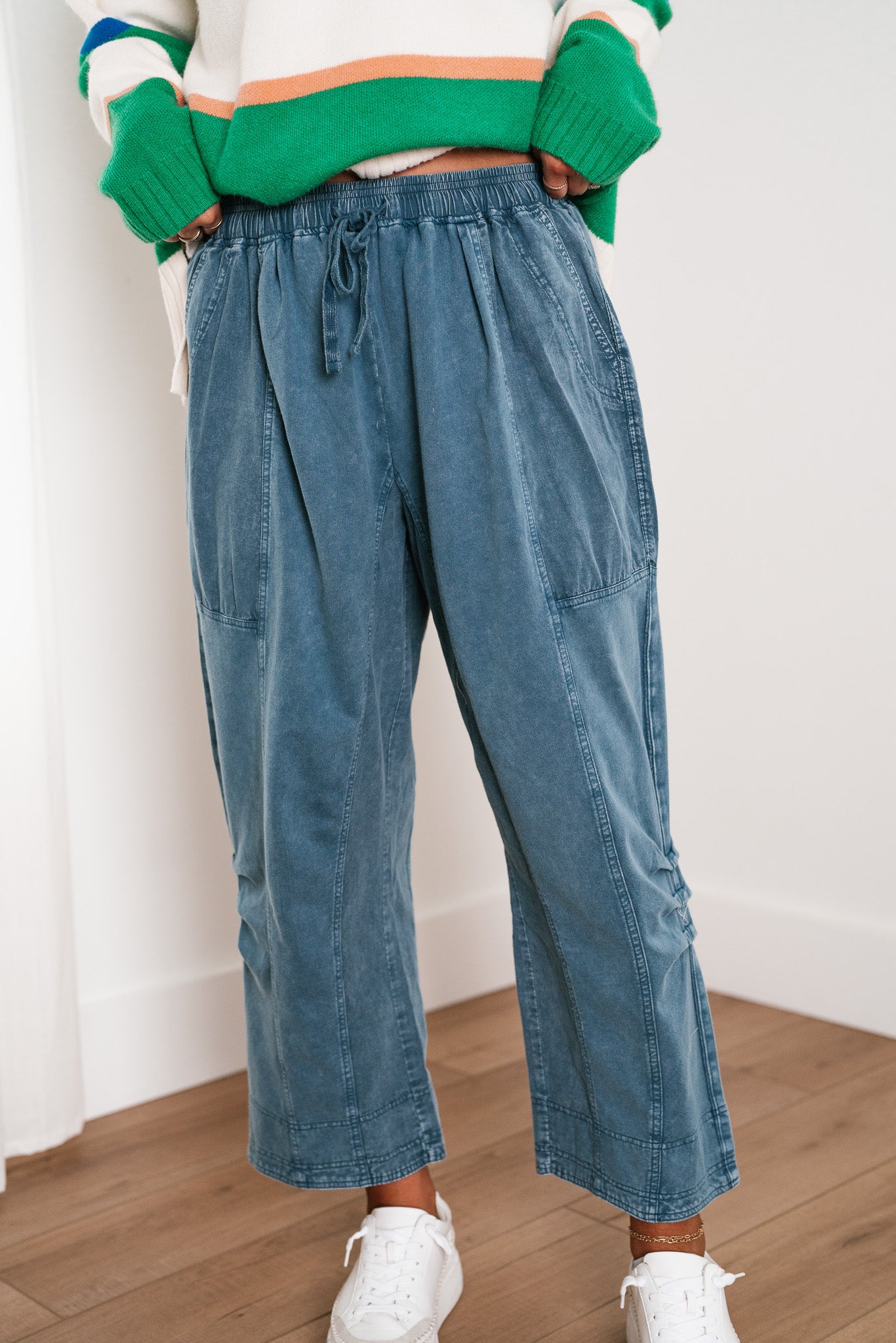 Cora Washed Denim Pants