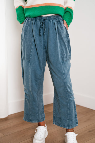 Cora Washed Denim Pants