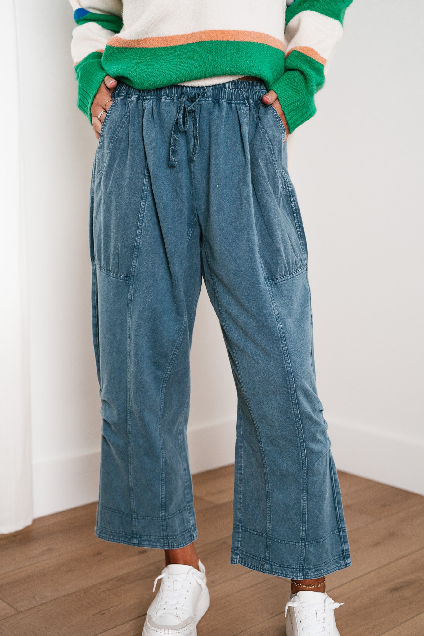 Cora Washed Denim Pants