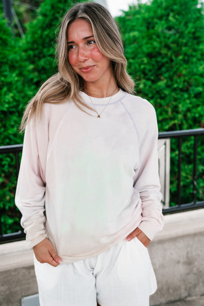 Softly Faded Long Sleeve Top
