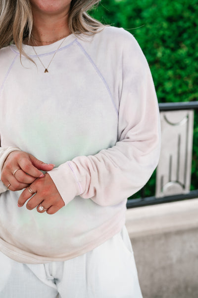 Softly Faded Long Sleeve Top