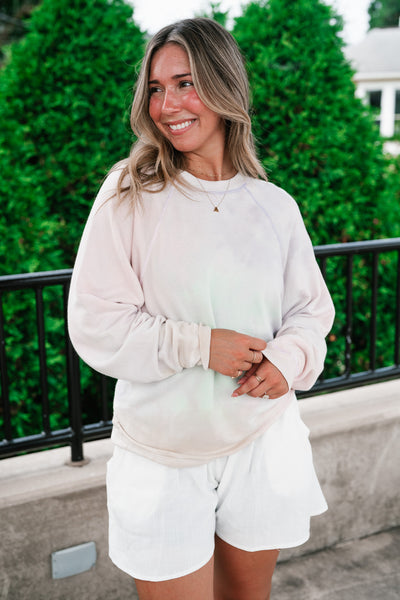 Softly Faded Long Sleeve Top