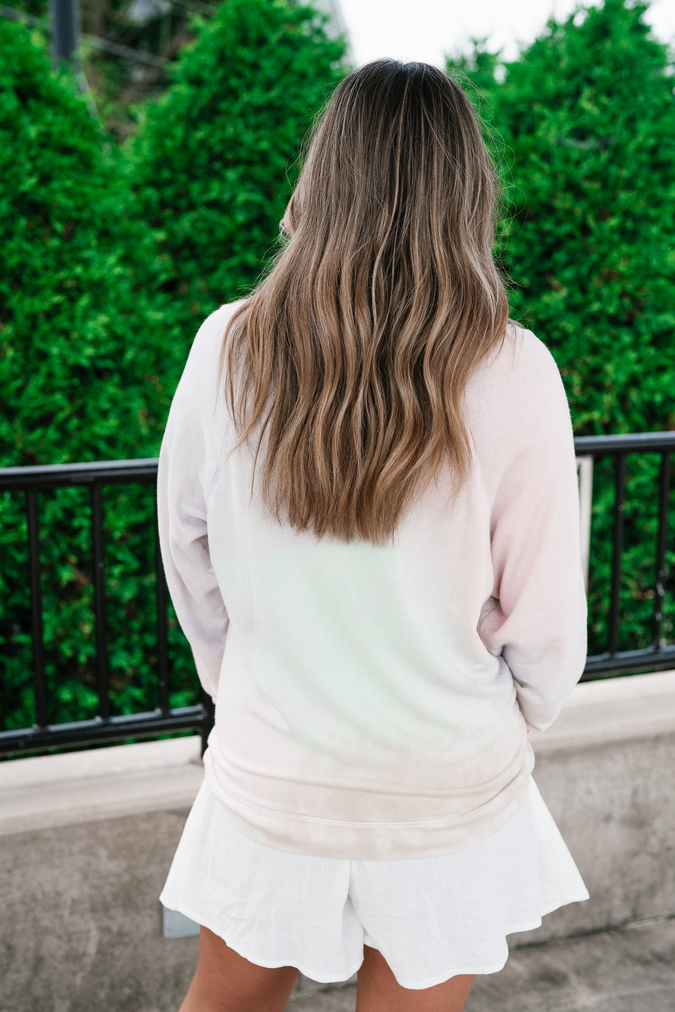 Softly Faded Long Sleeve Top