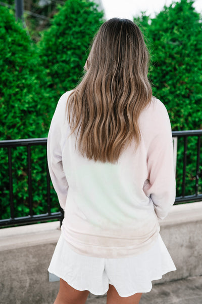 Softly Faded Long Sleeve Top