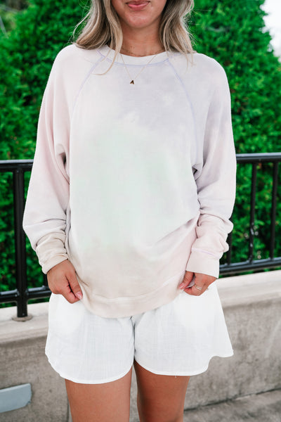 Softly Faded Long Sleeve Top