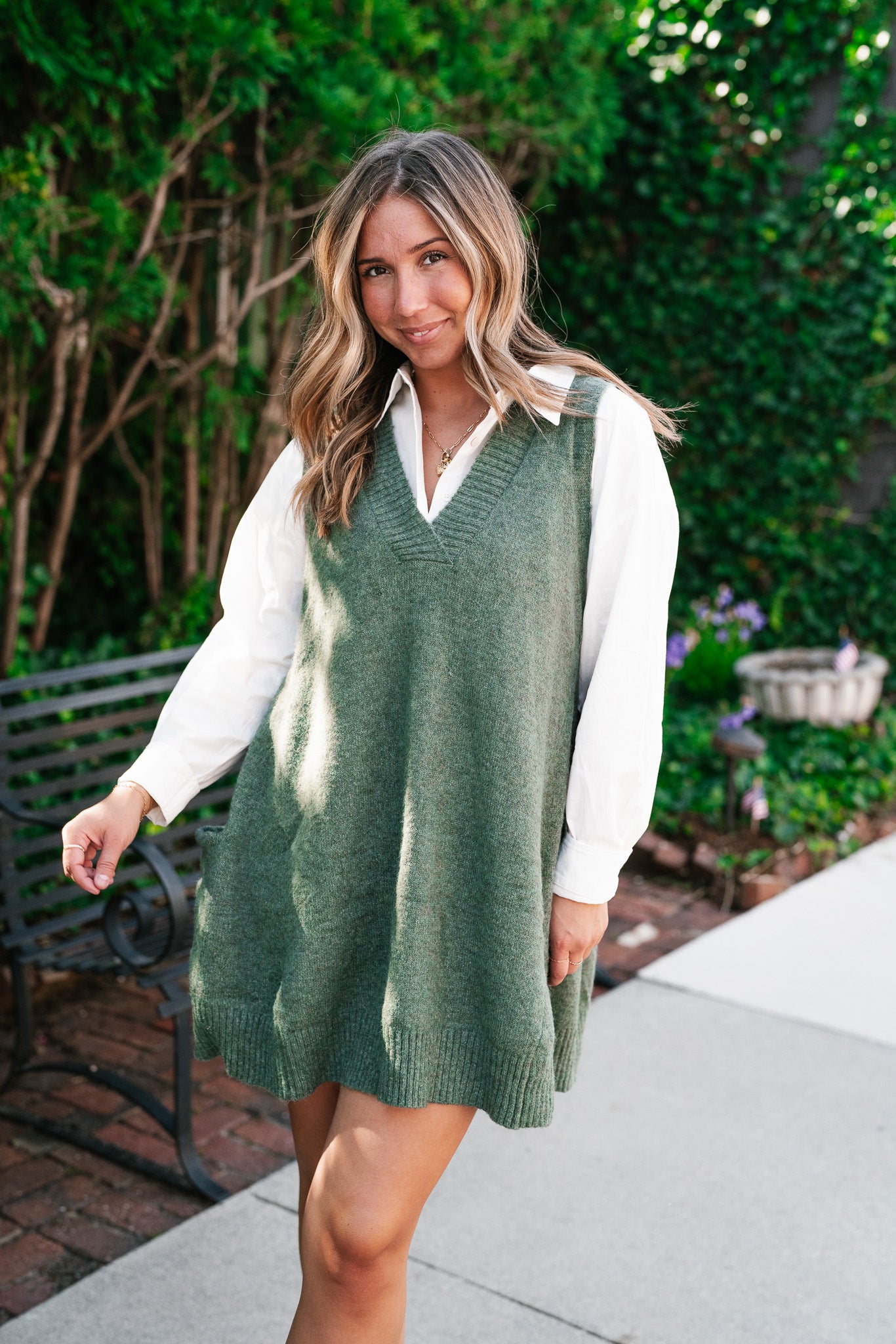 Eliza Sweater Vest Tunic Top