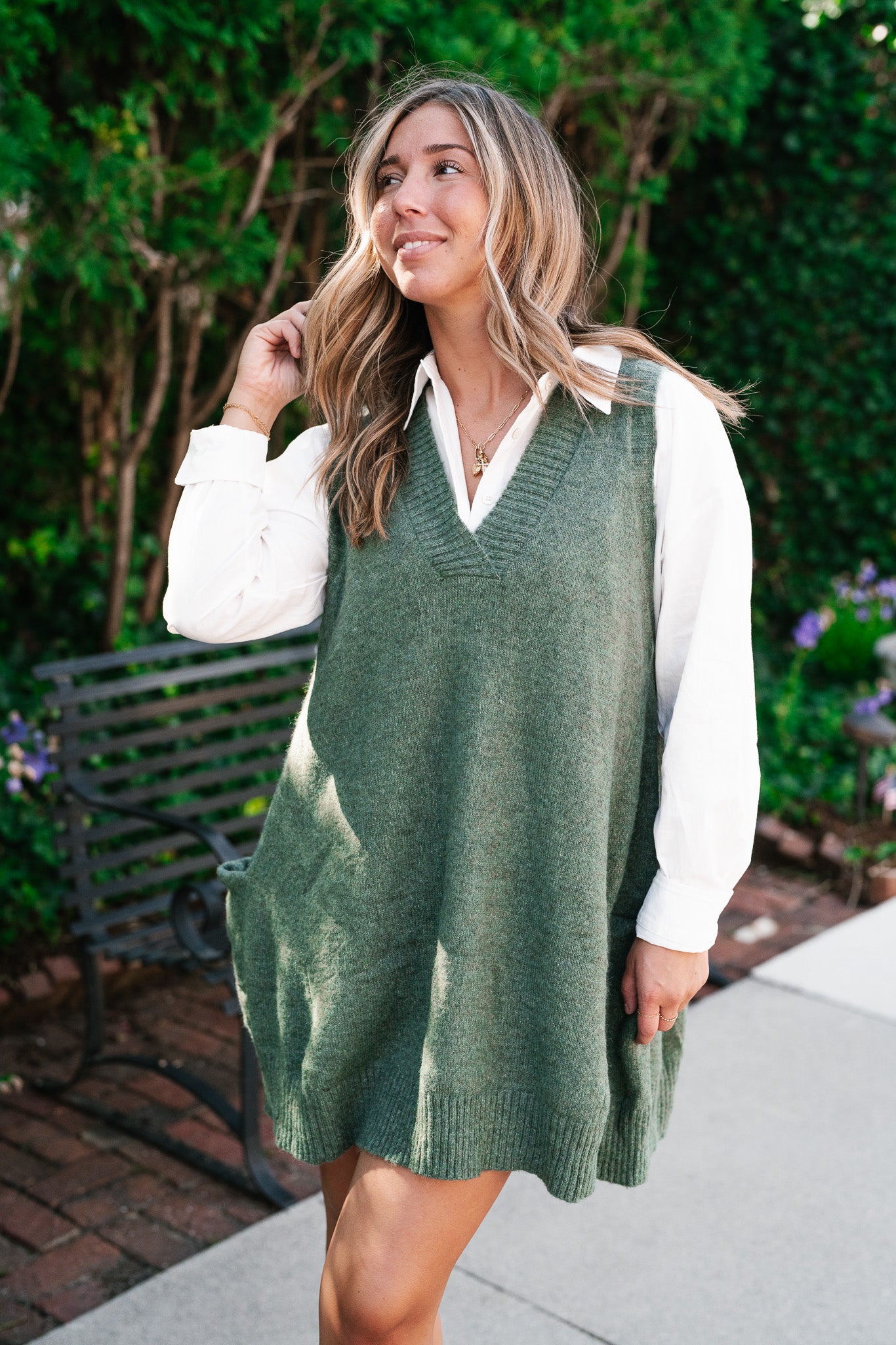 Eliza Sweater Vest Tunic Top