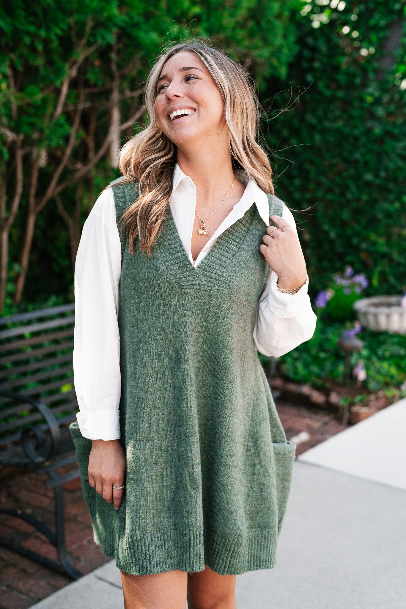 Eliza Sweater Vest Tunic Top