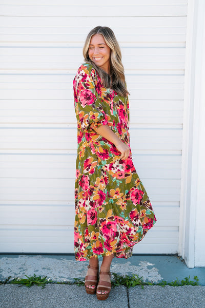 Blossom Bliss Flowy Maxi Dress