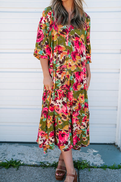 Blossom Bliss Flowy Maxi Dress