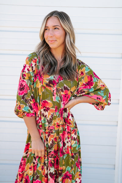 Blossom Bliss Flowy Maxi Dress