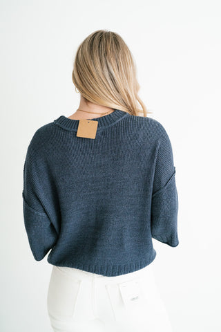 Stone Harbor Knit Sweater - Navy