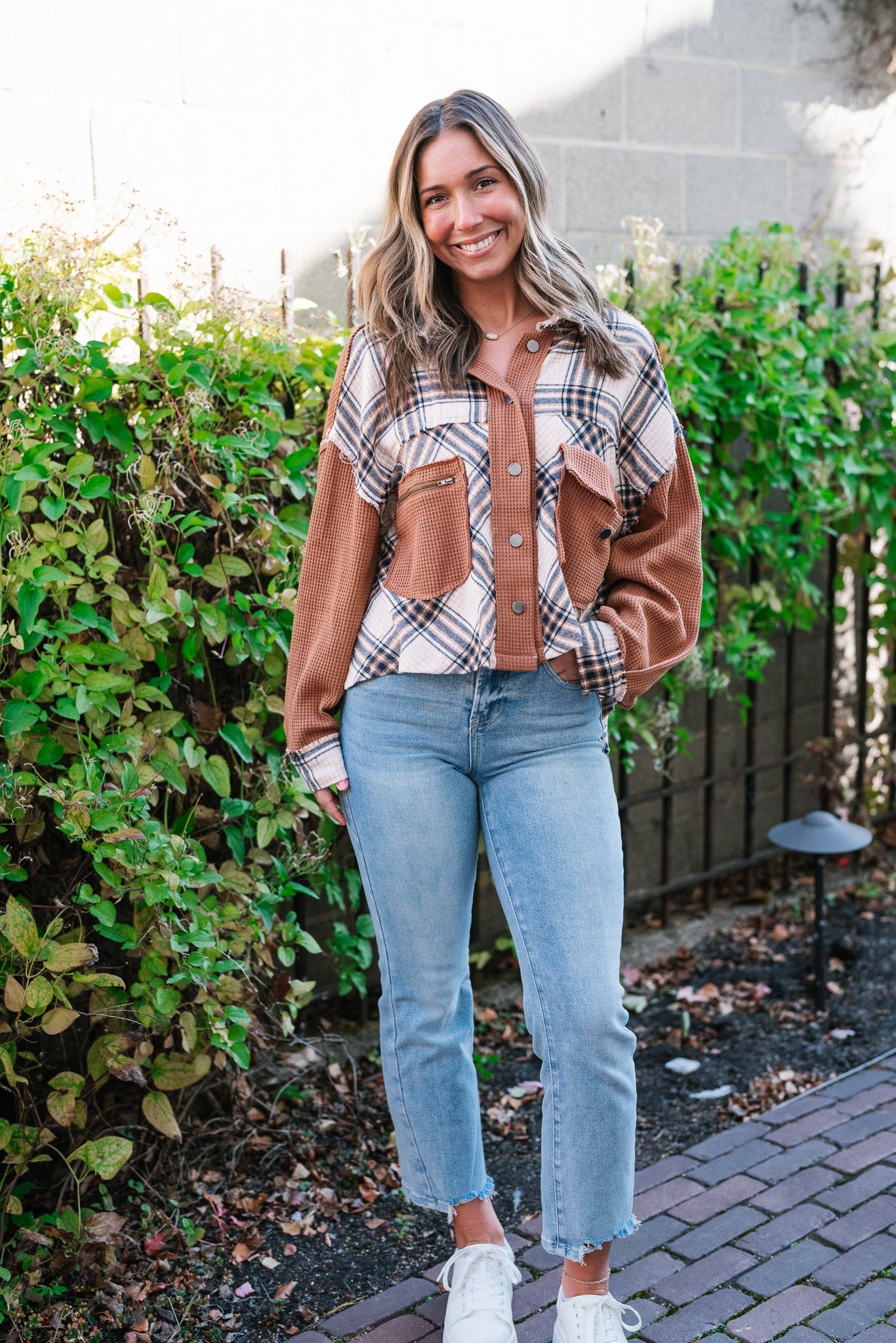 New Girl In Town Flannel Top