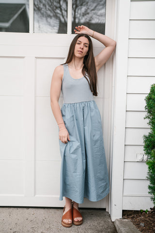 Simple Statement Sleeveless Dress