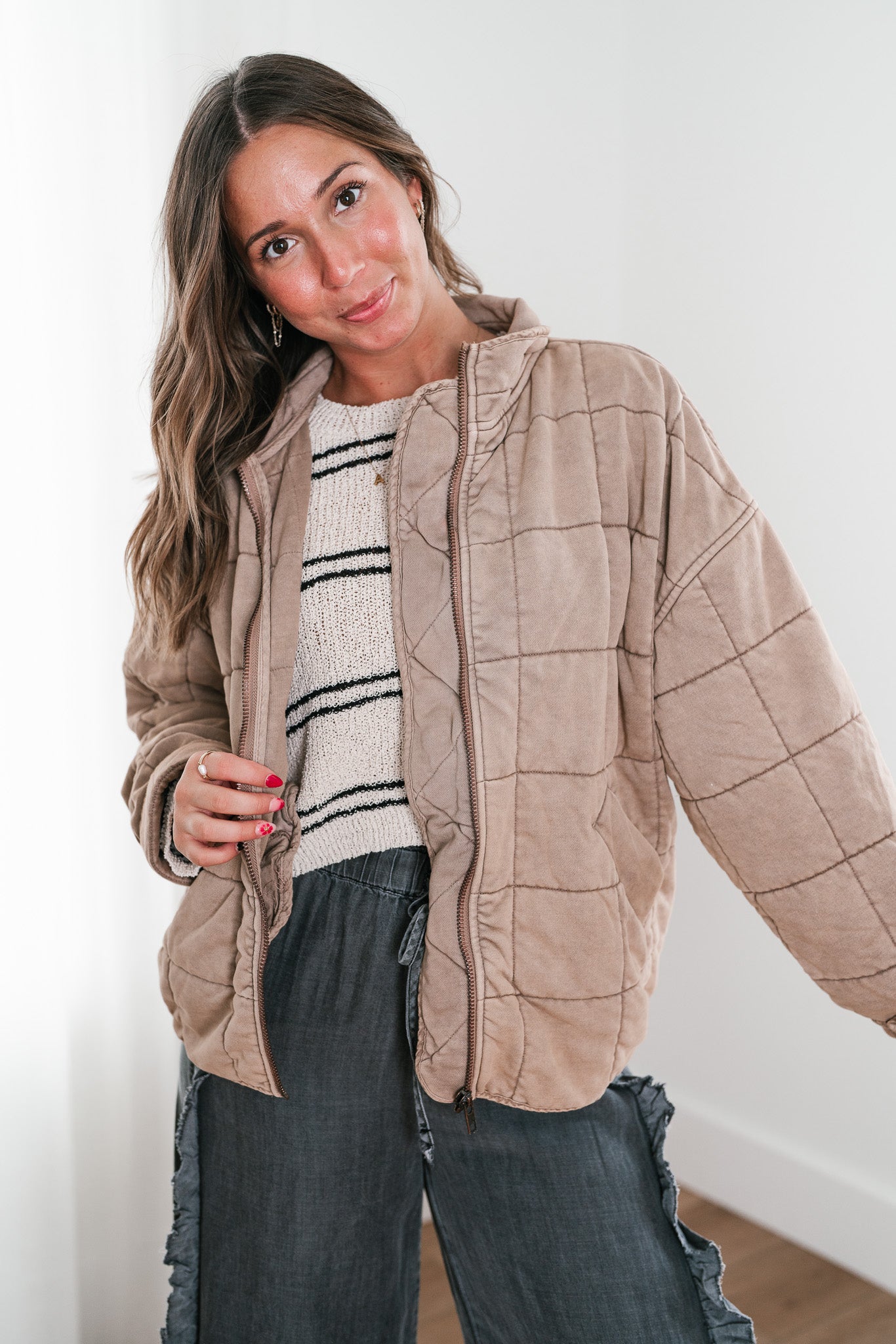 Timeless Texture Quilted Jacket