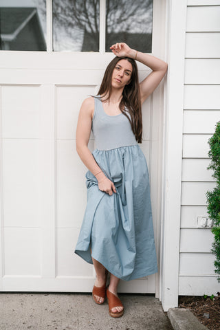 Simple Statement Sleeveless Dress