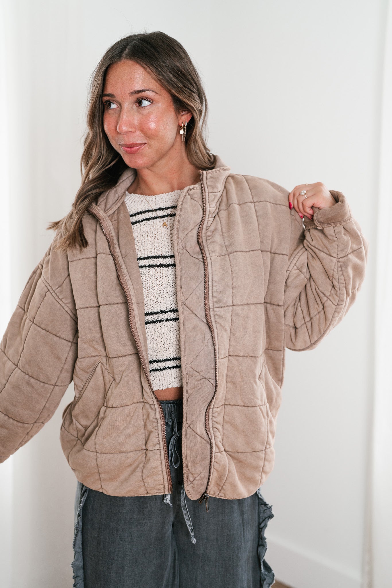 Timeless Texture Quilted Jacket