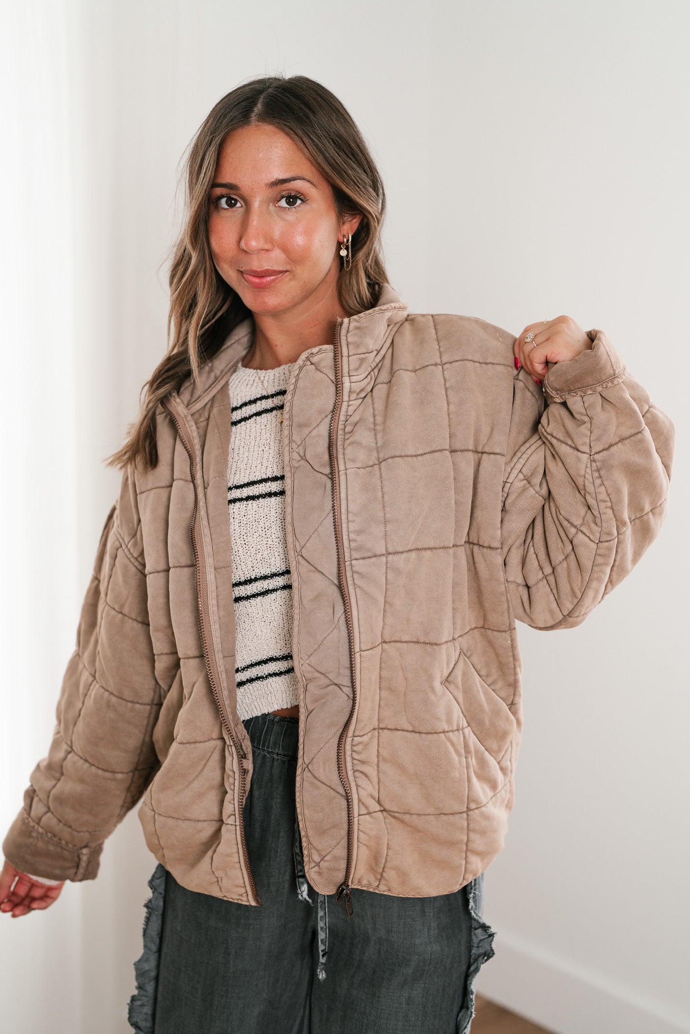 Timeless Texture Quilted Jacket