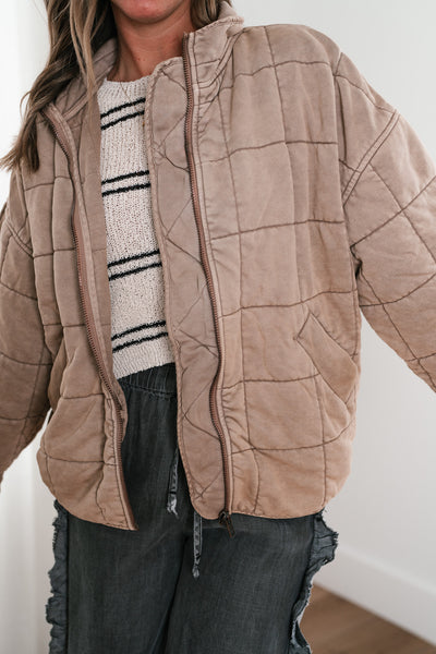 Timeless Texture Quilted Jacket