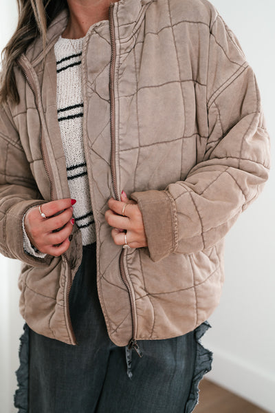 Timeless Texture Quilted Jacket