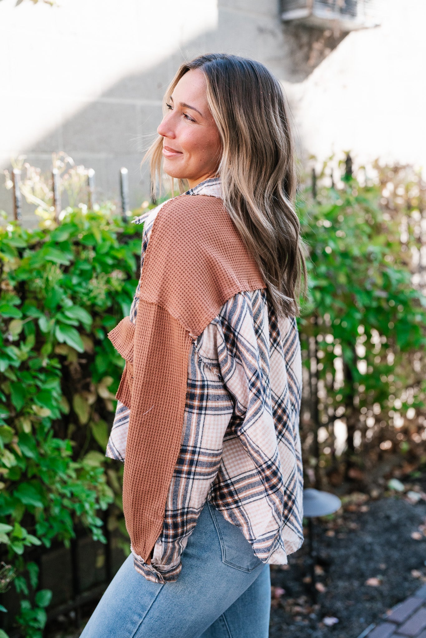 New Girl In Town Flannel Top
