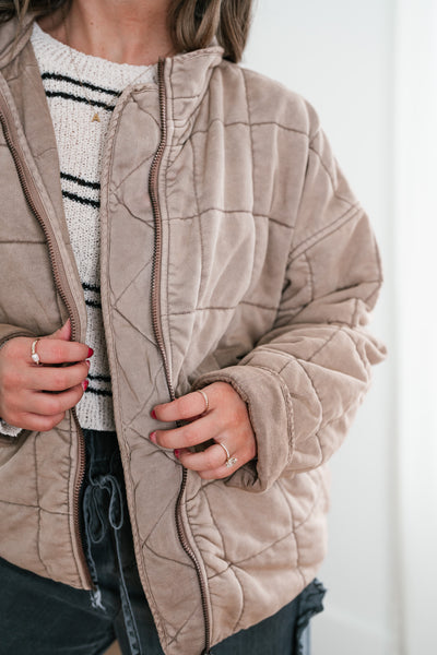 Timeless Texture Quilted Jacket