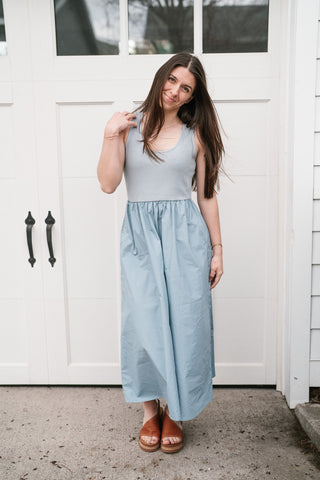Simple Statement Sleeveless Dress