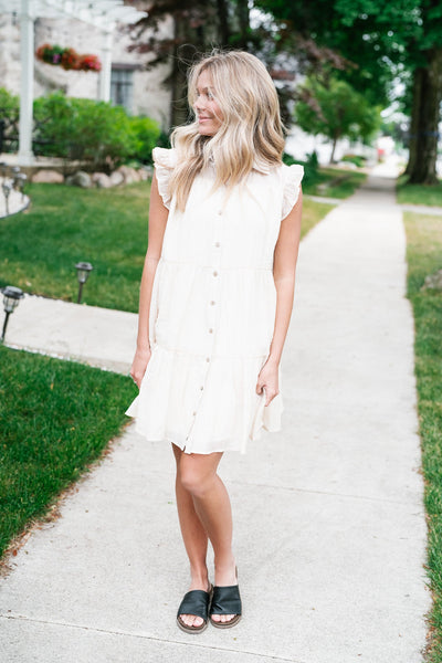 Still The One Button Down Dress