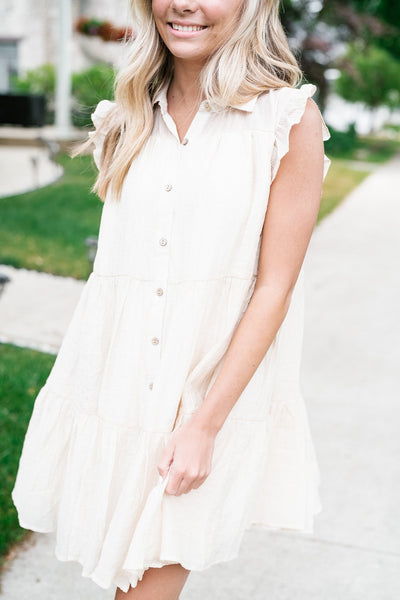 Still The One Button Down Dress