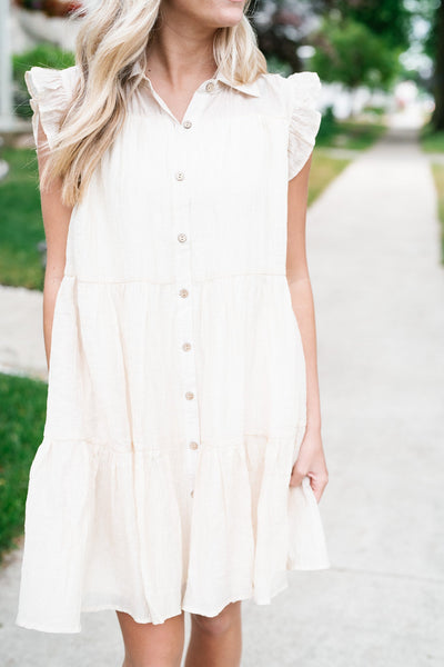 Still The One Button Down Dress