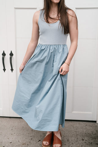 Simple Statement Sleeveless Dress
