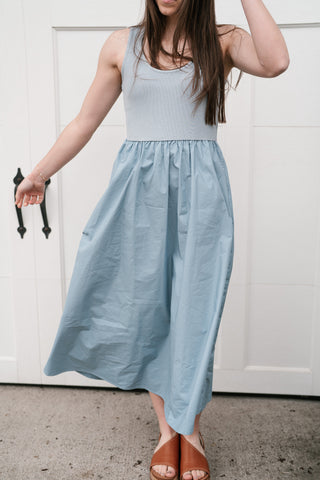 Simple Statement Sleeveless Dress