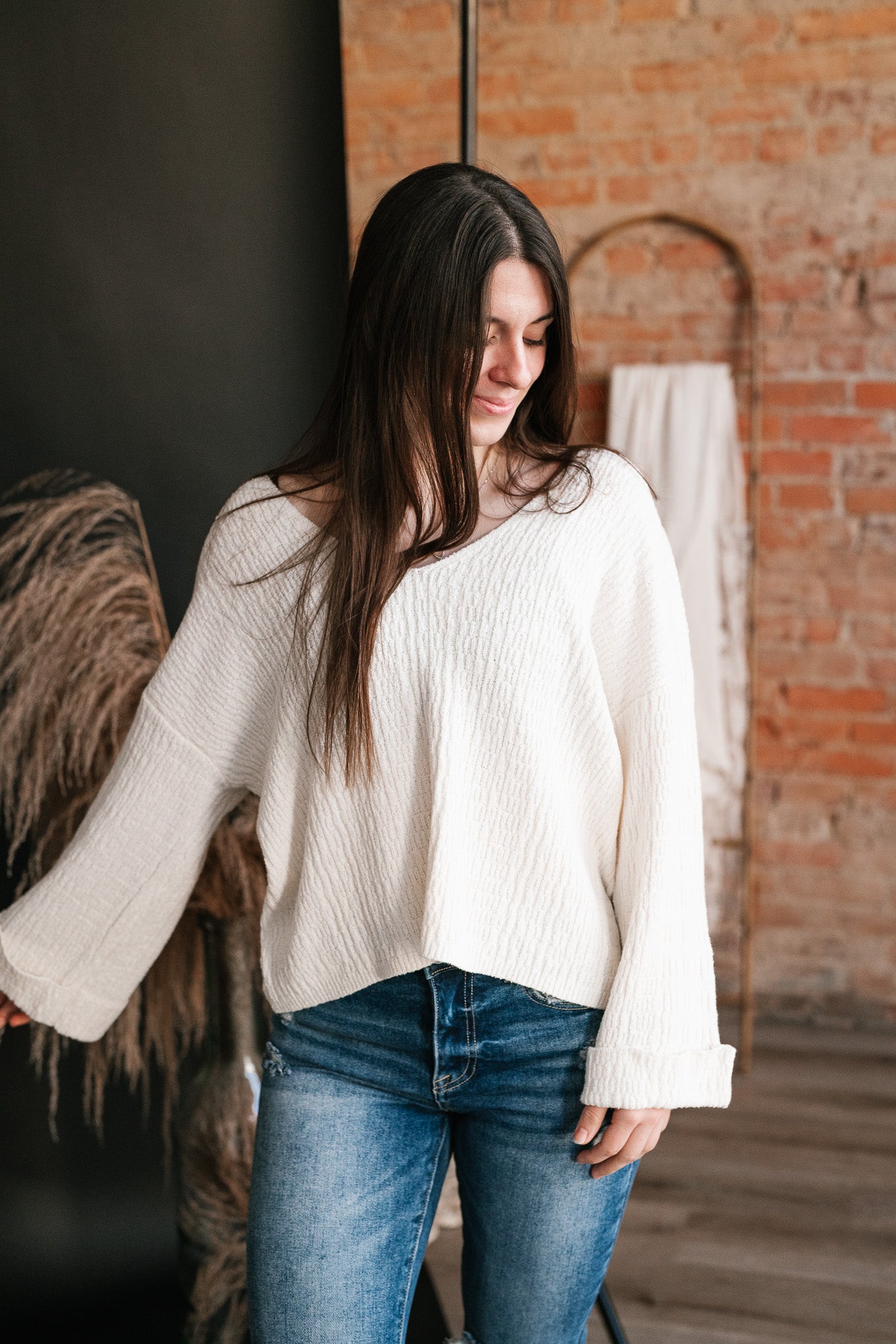 Holland Oversized Sweater Top