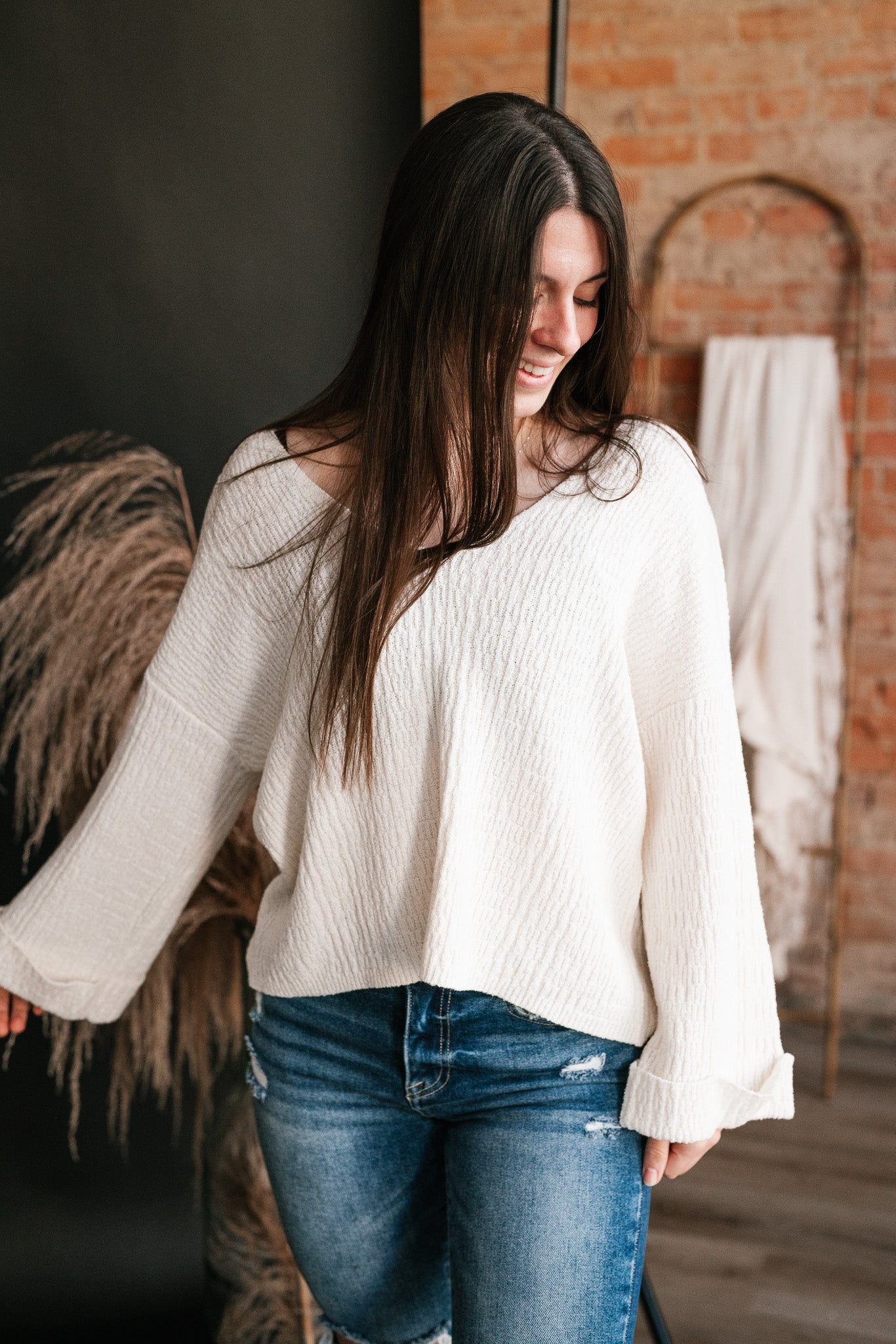Holland Oversized Sweater Top