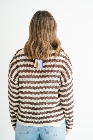 Around Town Striped Knit Sweater