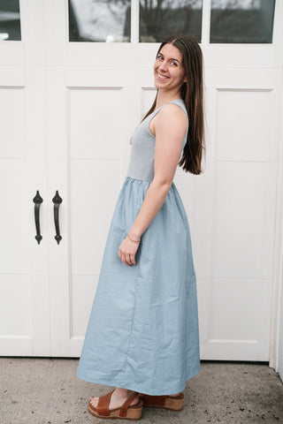 Simple Statement Sleeveless Dress