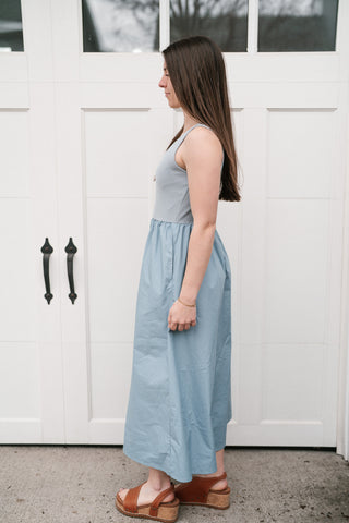 Simple Statement Sleeveless Dress