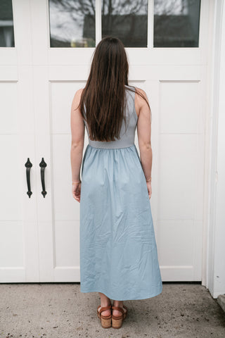 Simple Statement Sleeveless Dress