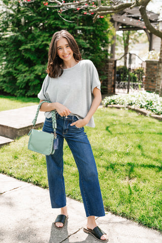 Pure Ease Relaxed Top - Heather Grey