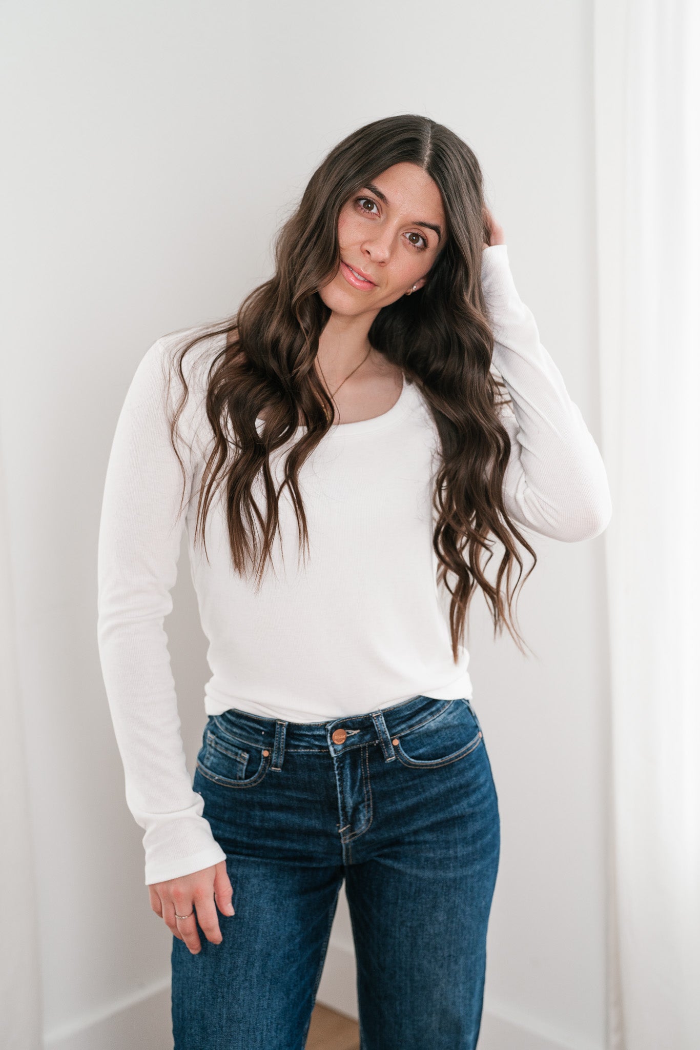 Timeless Ribbed Long Sleeve Top