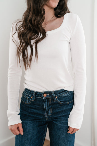 Timeless Ribbed Long Sleeve Top