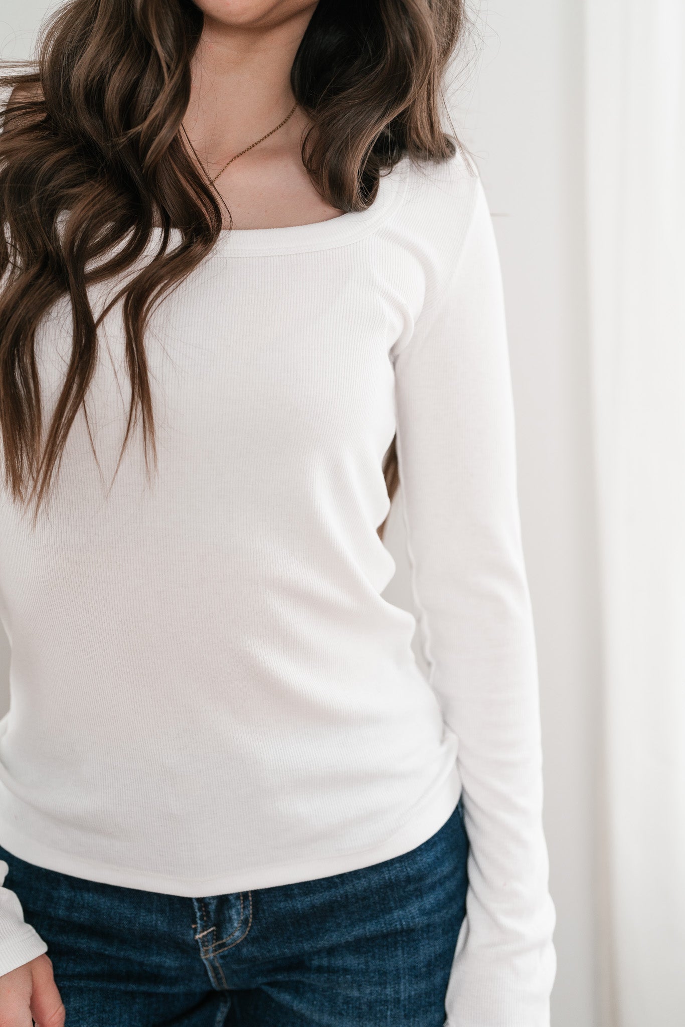 Timeless Ribbed Long Sleeve Top