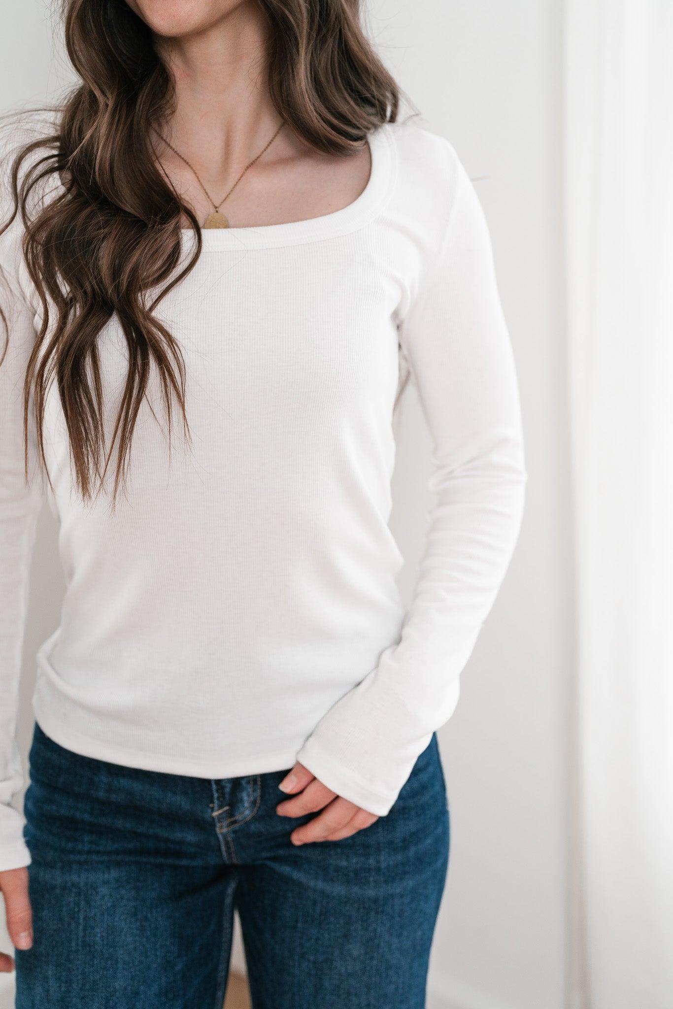 Timeless Ribbed Long Sleeve Top