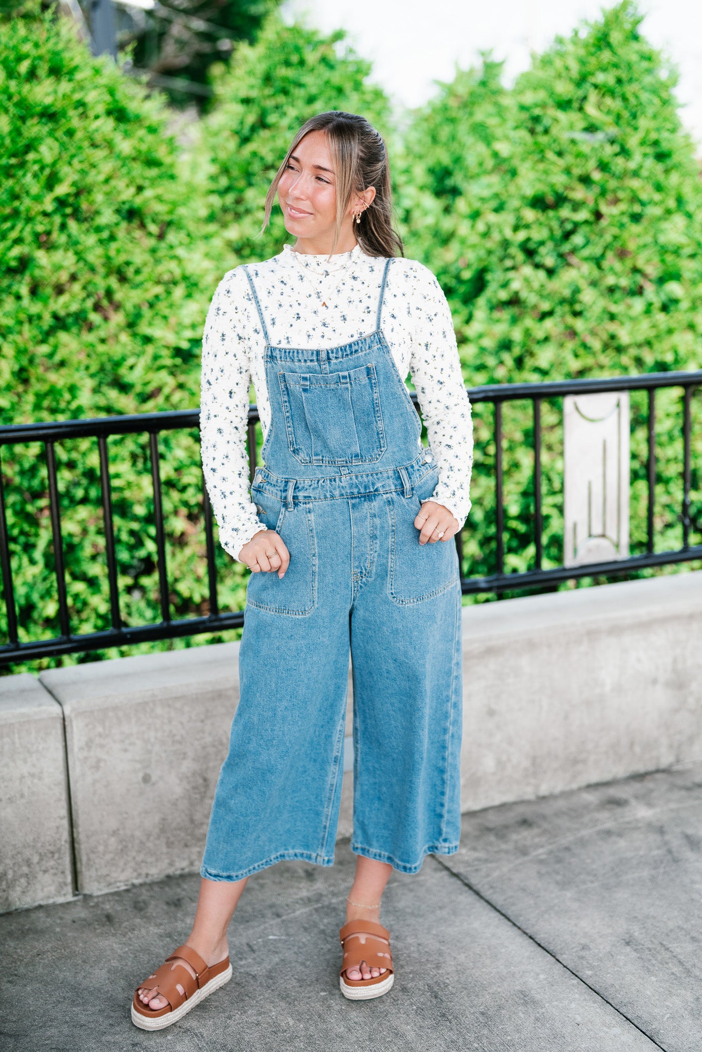 Harper Denim Wide Leg Jumpsuit