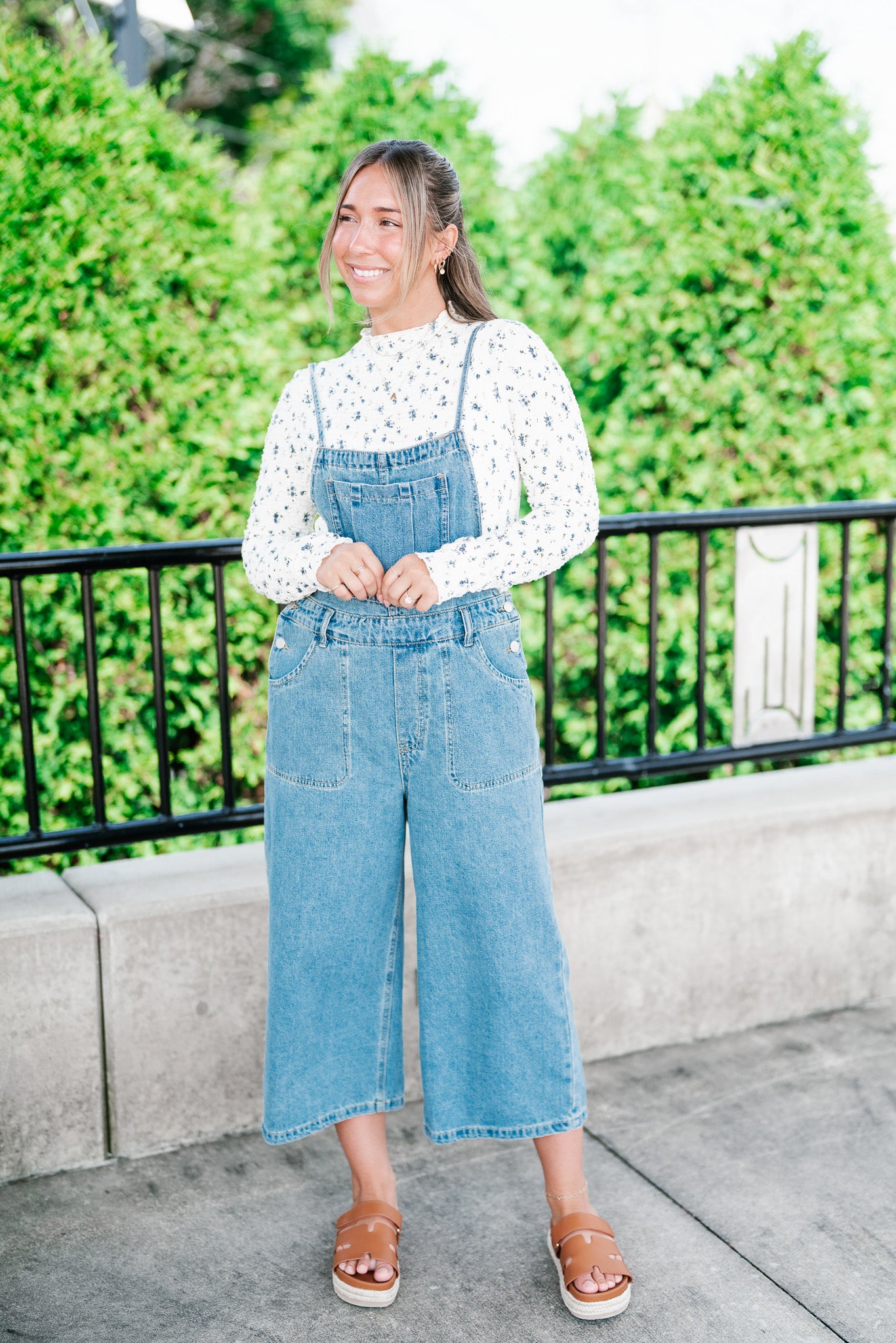 Harper Denim Wide Leg Jumpsuit
